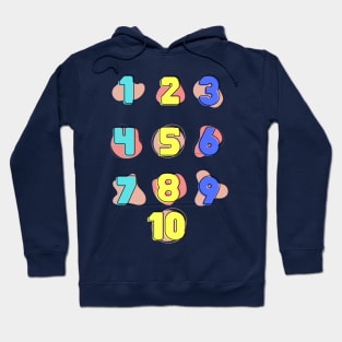 Learning to recognize funny numbers back to school Hoodie